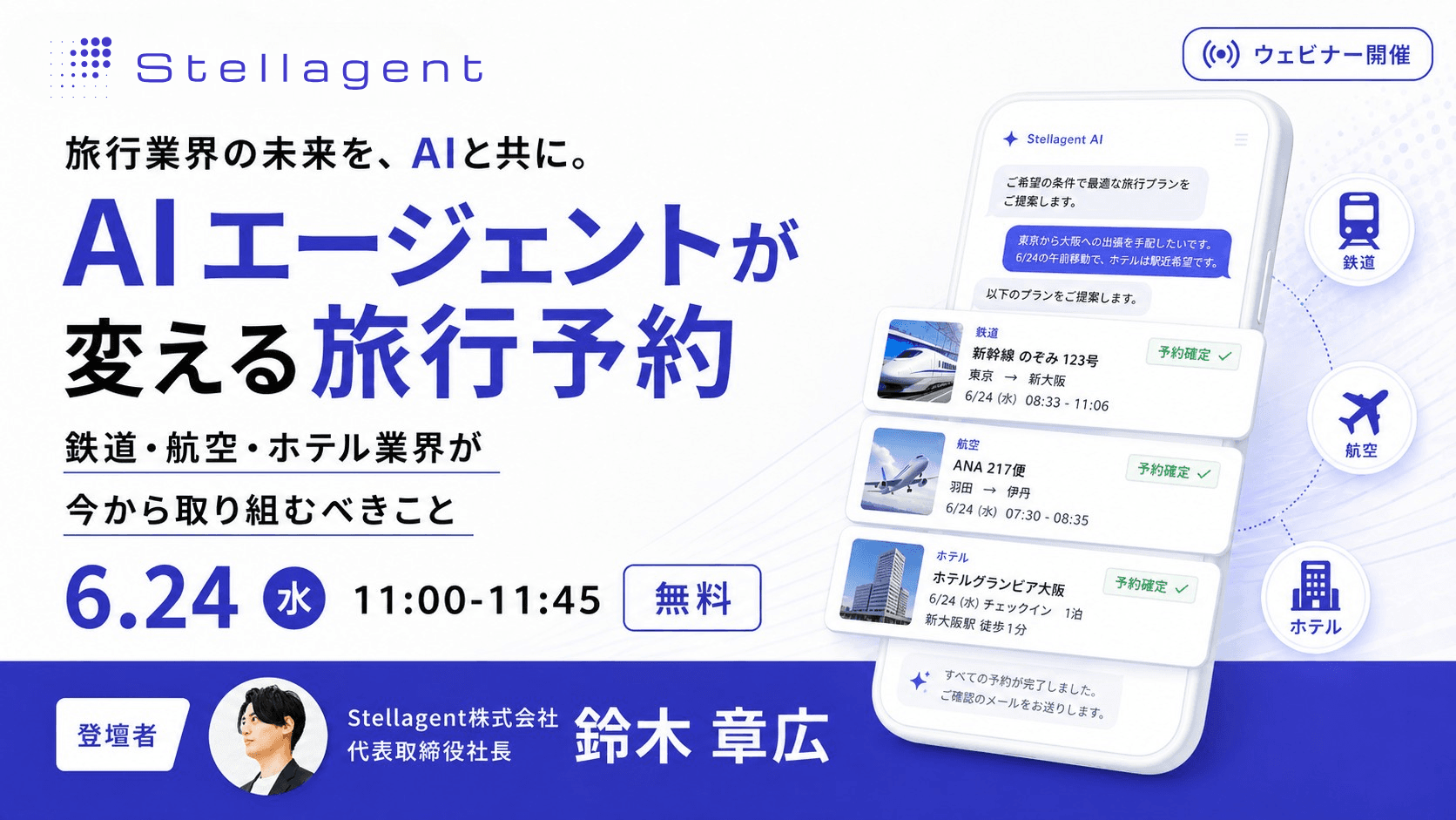 AIエージェントが変える旅行予約 ── 鉄道・航空・ホテル業界が今から取り組むべきこと